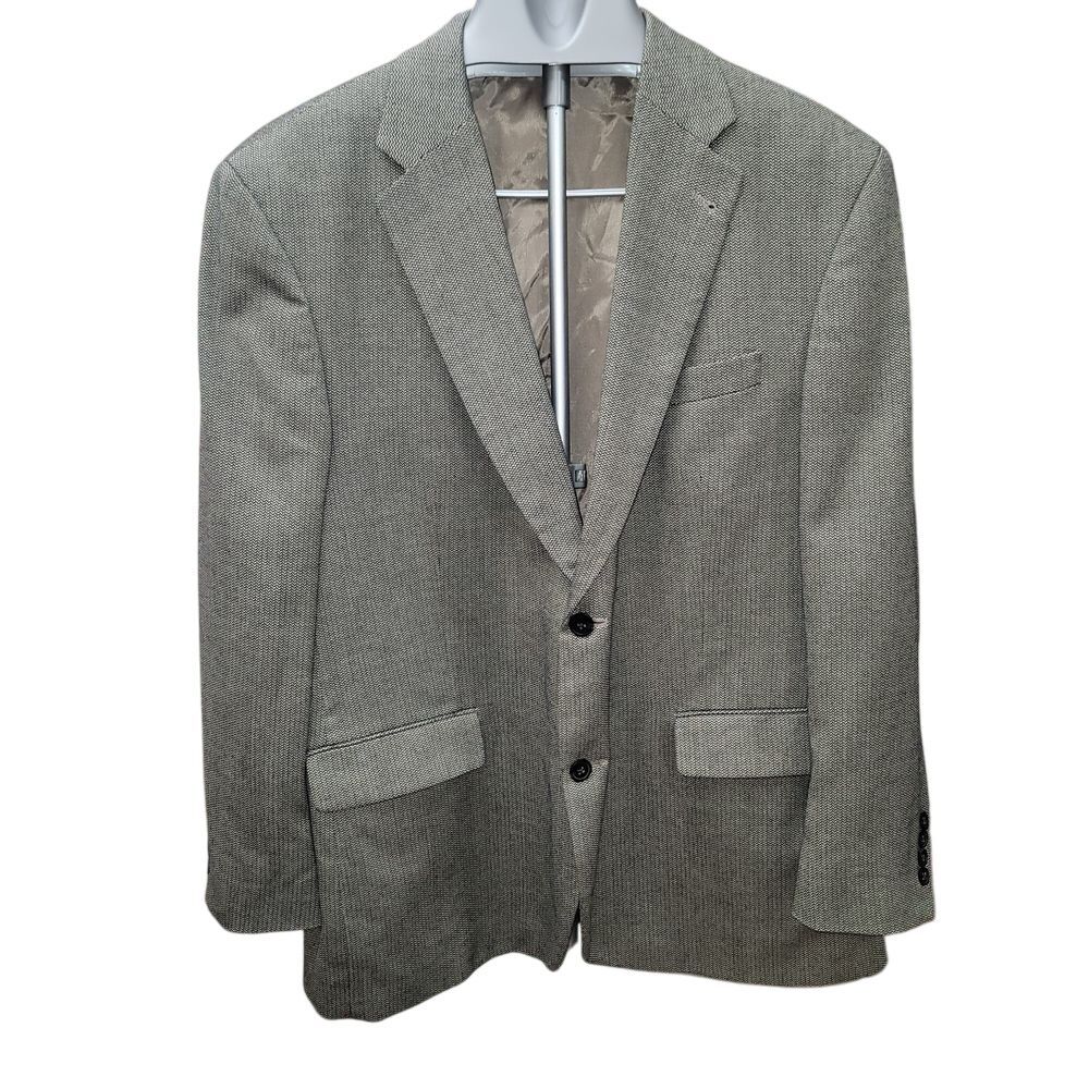 Dockers Men 48R Herringbone  Sports‎ Jacket Old Money Office Business casual Y2K